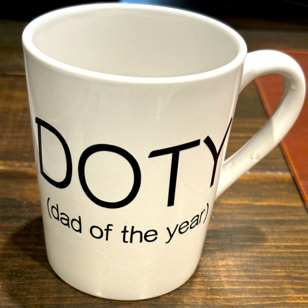 Brand New MOTY or DOTY mug! Mother of the year and dad of the year!